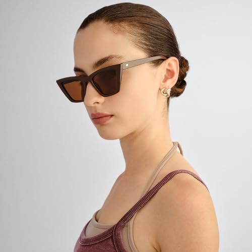 Image of Le Specs Velodrome Cat Eye Sunglasses for Women