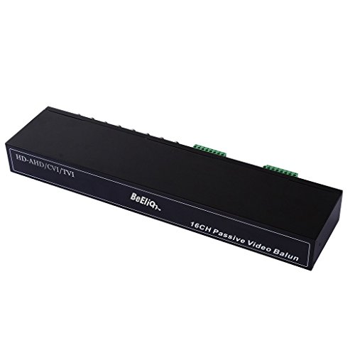 Beelion 16 Channel Video Balun Bnc To Rj45 Passive Transceiver Converter For Cctv Dvr Camera System, Bnc| Rj45| Cat5 Connector #TOP1
