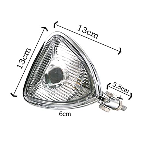Phare avant triangle faible consommation avec optique verre pour chopper - 3