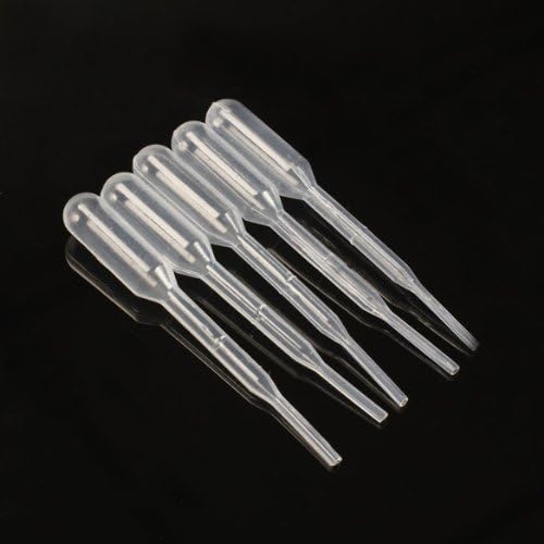 Vktech 100PCS 0.2ml Graduated Pipettes Dropper Polyethylene