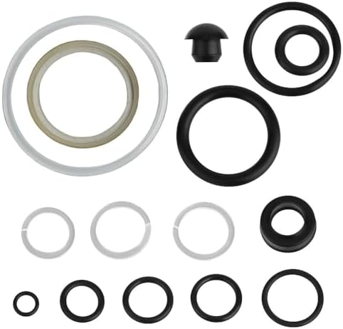 Shengsenfu 15Pcs Floor Jack Repair Sealing Tool Kit,3 Ton Floor Jack O Ring Kit with Oil Filler Plug for Improved Sealing of Hydraulic Systems,Standard Car Accessories Floorr Jack Parts