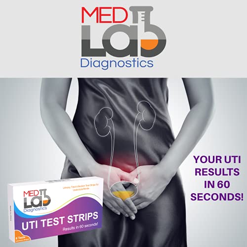 Med Lab Diagnostics Uti Urine Test Strips(Pack Of 6) Individually Wrapped Urinary Tract Infection Uti Test Kit For Women thumb #6