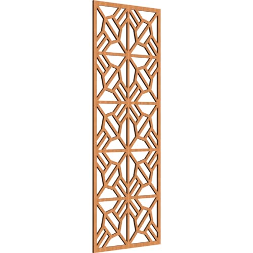 Image of Auburn Decorative Pierced Fretwork Wood Wall Panels, 17 3 /8 inchW x 44 3 /8 inchH x 1 /4 inchT, Cherry