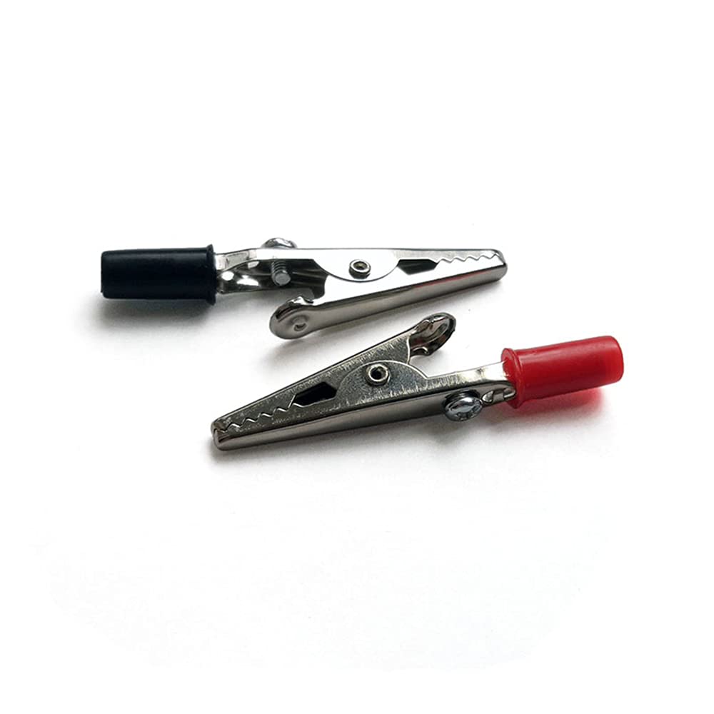 Circuit Testing Tools 12pc Alligator Clip Set - 20A Insulated Test Clips In Red & Black For Electrical Projects Alligator Hair Clips - View #8