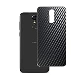 ??????? VacFun Lot de 2 Film de Protection d'�cran Arri�re, compatible avec Lava Z70, Film Arri�re en Noir Fibre de Carbone Skin Peau (non vitre verre tremp�) NewVersion