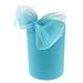 Produktbild 1x Blau Tüll Rollenspule 6"x 100Yards Stoff Netzgewebe Netz Tüllstoff Tülldekostoff für Kleidung Deko Hochzeit Party