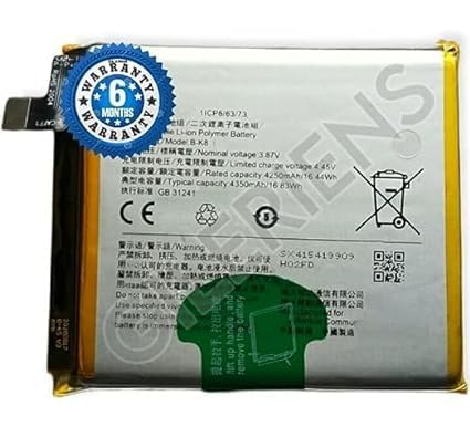 Image of Original B-K8 Battery for vivo B-K8 Battery with 6 Month Warranty**** (P00173)