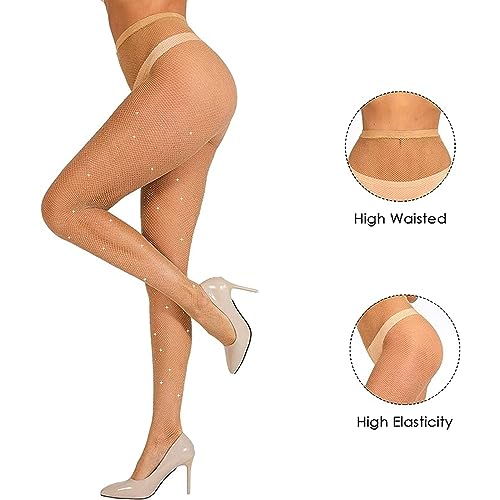 Fishnet Dress for Women Lace Pantyhose Hight Waist Torn Tights Mesh Stockings Black Fishnet Tights Women's Fish Net Stockings3