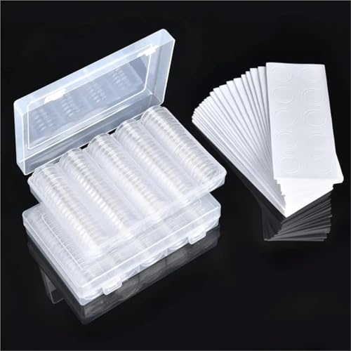 Capsulas Transparentes para Monedas con Caja Organizador miniatura 2