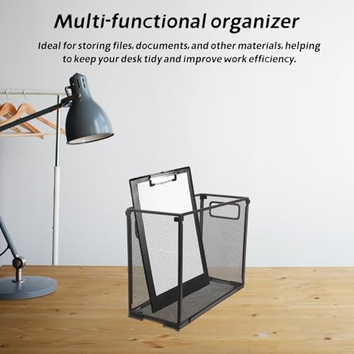 Mehrschichtiger, faltbarer Netz-Aktenordner aus Edelstahl, vielseitiger Büro-Aktenordner für Desktop-Dekoration, effizientes Arbeiten
