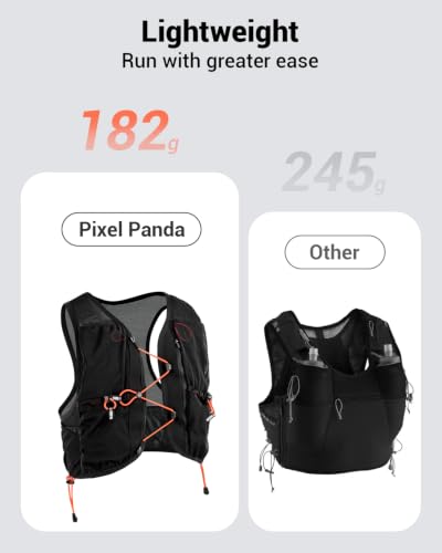 Running Vest for Women Men Hydration Vest with 500ml Flask - image 3