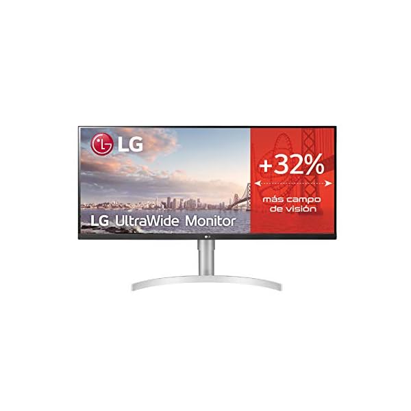 LG 34WN650-W - Monitor 34 pulgadas UltraWide, 75Hz, 5 ms