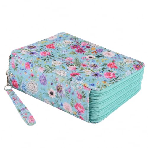 Image of 184 Slots Colored Pencil Case Organizer, 4 Layer Bag