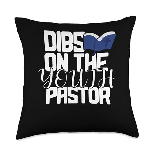 Dibs on the Youth Pastor Throw Pillow