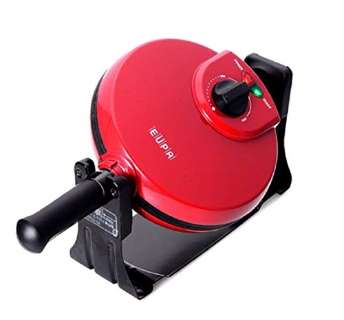 EUPA Waffle Machine Waffles Machine Waffle Maker Belgian Waffle Maker Waffles RED. 220V, 900W