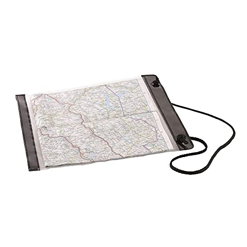 Easy Camp Map Holder 27×23 cm portamapas Mapa, Unisex Adulto, Gris, Talla única