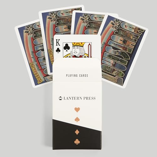 Lantern Press Carta Vintage Zachary Louisiana Póker miniatura 6