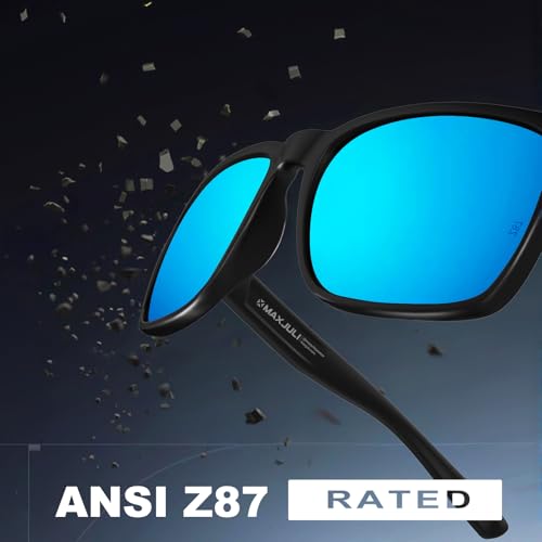 Image of MAXJULI XL Z87 Sunglasses for Big Wide Heads Men TR90 Ultralight UV400 Protection Sun Glasses Z8244