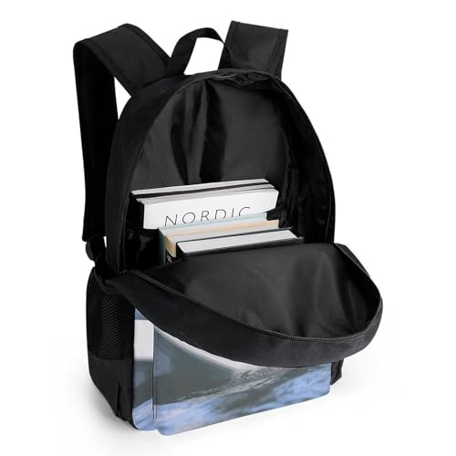 Mochila casual para senderismo y viaje liviana unisex miniatura 5