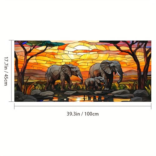 Vinilo Decorativo para Ventana HOMETITUTE 39.3x17.7 pulg miniatura 3