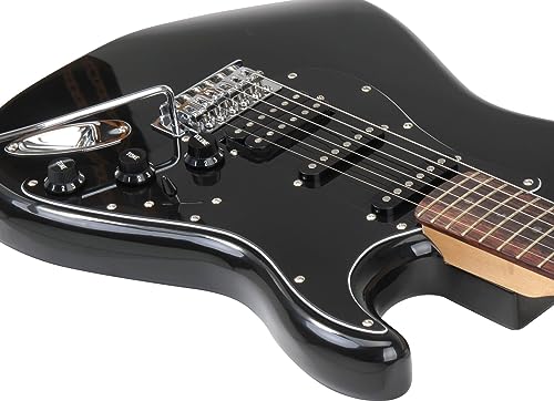 Rocktile Pro ST60-BK Guitare électrique Black avec accessoires - Les Beatles, Paul McCartney, John Lennon, RIngo Starr, George Harrison Rocktile Pro ST60-BK Guitare électrique Black avec accessoires – Image 5