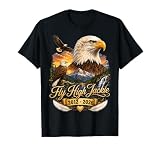 Fly High Jackie, Jackie and Shadow Bald Eagle T-Shirt