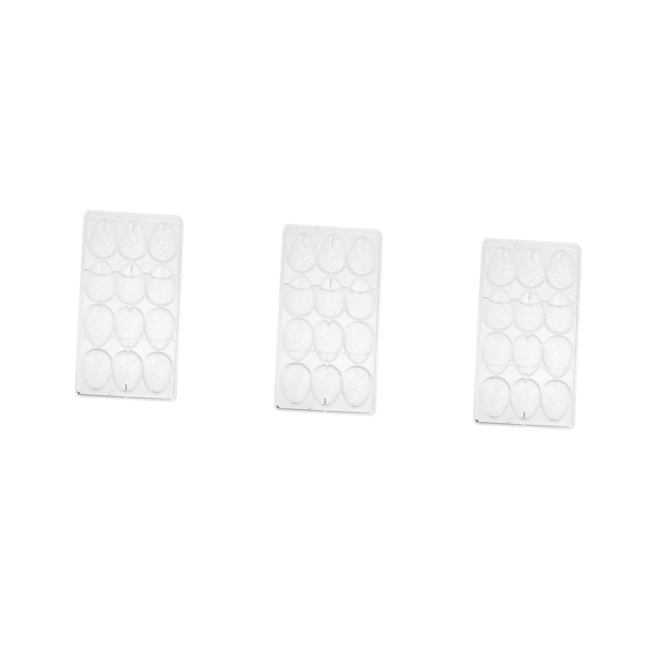 Amosfun 3 Piezas Moldes De Frutas Molde Para Hornear Chocolate Cubo De Helado s De Cocina De Chocolate Bricolaje De Conejito Pegajoso El Plastico Transparent