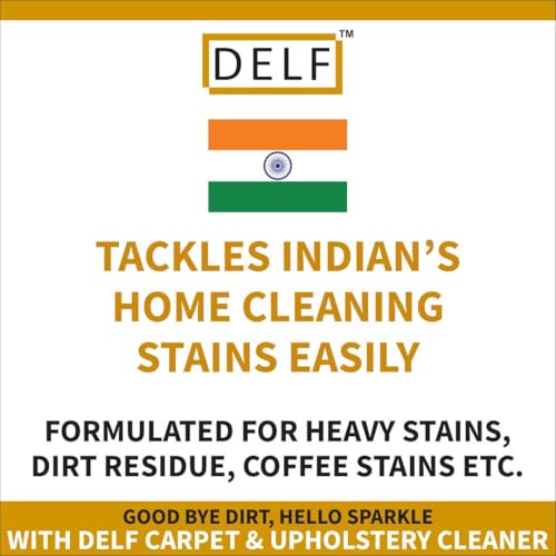 Image of Delf Carpet & Upholstery Cleaner Spray - 450ml | Carpet Cleaner, Sofa Cleaner & Fabric Stain Remover for Rugs, Upholstery | Car Seats, Cushions & Mattresses