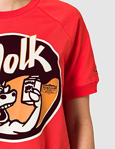 Superdry Workwear Cropped Sweat Crew T-Shirt