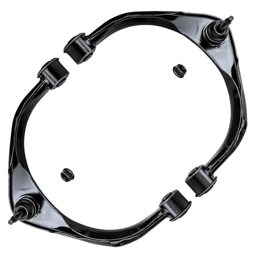 Image of Detroit Axle - RWD 8pc Front End Kit for 2013-2018 Ram 1500, 2019-2024 1500 Classic, 4 Lower & Upper Control Arms with Ball Joints Assembly 2 Outer Tie Rods 2 Sway Bars Replacement