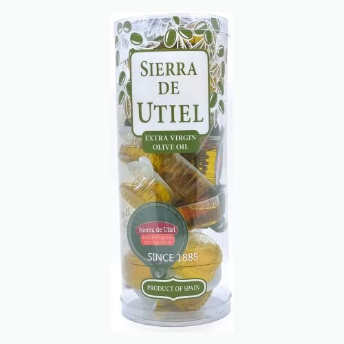 Sierra de Utiel - Aceite de Oliva Virgen Extra - Pack Monodosis (25 x 10ml) - Producto Natural Origen España