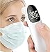 Thermomètre Frontal et auriculaire Infrarouge médicale Thermometre sans Contact pour Adulte Enfant bébé, Affichage LCD Option sonore mémoires