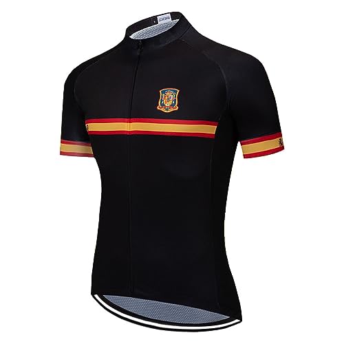 {Maillots Ciclismo Libro Maillots Ciclismo Maillots De Ciclismo Para Hombre - Ciclismo España Jersey Personalizado Al Aire Libre Chaqueta De Manga Corta Bicicleta Mtb...