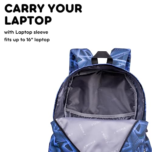 Image of J World Oz High School Backpack for Kids. Cute Laptop Bookbag for Girls Boys, Disco