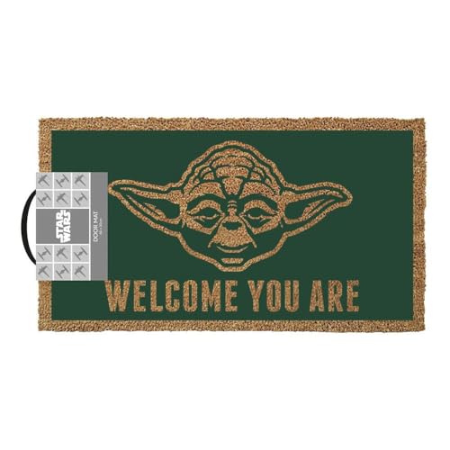 Pyramid International Star Wars Fußmatte (Yoda Welcome Design) Kokosfaser Fußmatte, Außen- und...