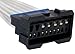 ACDelco GM Original Equipment PT208 17-Way Female Black Multi-Purpose Pigtail