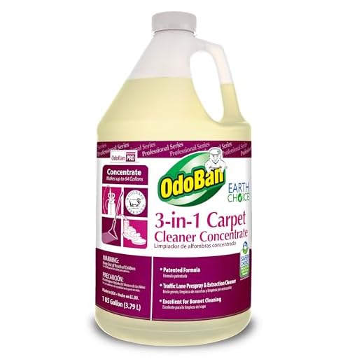 OdoBan Professional Series Cleaning 3-in-1 Carpet Cleaner Concentrate, 1 Gallon
