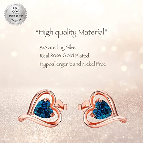 LAVUMO-Pendientes-Mujer-Plata-de-ley-925-Oro-rosa-Pendientes-Joyas-de-Mujer-Regalos-para-Esposa-Mama-Novia-en-Cumpleanos-Navidad-Aniversario-dia-de-San-Valentin