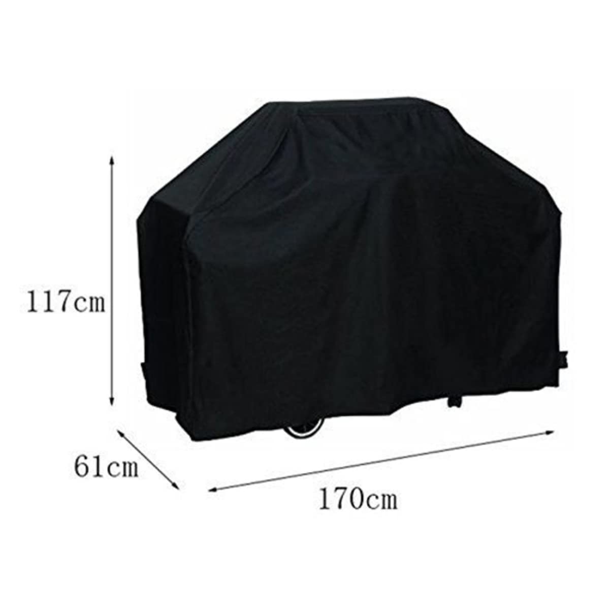 Funda para parrilla de barbacoa, impermeable, resistente a la lluvia, protección al aire libre, protector de barbacoa de jardín, duradero y resistente a la intemperie, para todo tipo de parrillas