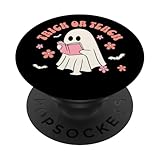 Photo Gallery halloween teacher funny cute trick or teach popsockets popgrip intercambiabile Photo Gallery halloween teacher funny cute trick or teach popsockets popgrip intercambiabile