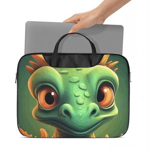 Bolsa para Laptop Dragón Caricatura Impermeable 17'' miniatura 2
