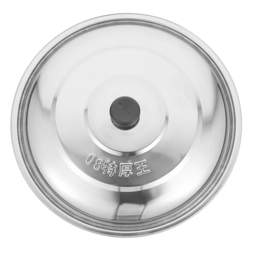 Gatuida Tapa Inoxidable para Olla y Sartén con Asa Redonda Multifuncional para Cocina de Limpiar y Resistente al Vapor