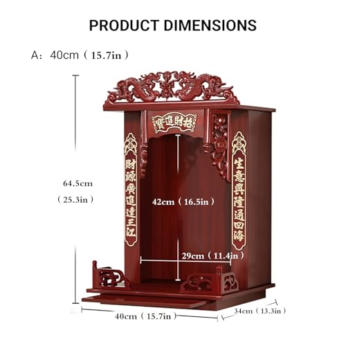 Pooja Mandir de pared compacto para resolver la falta de espacio en casa 3