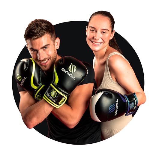 Sanabul 50042 Essential Gel Boxing Gloves | Kickboxing Gloves For Men & Women | Boxing Training & Sparring Gloves Muay Thai And Heavy Bag Training All Black thumb #8