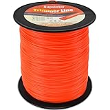 Supvintor 105 Trimmer Line, 105 Weed Eater String, 105 String Trimmer Line, 105 Weed Eater Line, Commercial Round 105 Weed Wacker String- 0.105''-1038Ft-5Lb for String Trimmer Weed Trimmer, Orange