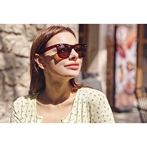 Image of Classic Square Design Full Rim UV Protection Flat Lens Sunglasses | Men & Women | Medium | Pack of 1