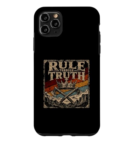 Rule Through Truth Crossed Axes �r���e�[�W �X�}�z�P�[�X iPhone 11 Pro Max �p