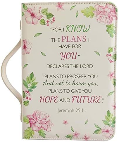 Floral Bible Cover, Book Cover Case, Bible Bag for Women, Faux Leather ...