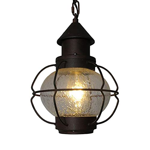 Lustre cage noir vintage avec hauteur réglable pour salon