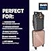 Bordlite Ryanair 40x20x25cm Underseat Cabin Bag – Lightweight Wheeled Holdall with Trolley Handle & Pockets – Fits Ryanair Free Hand Luggage – Includes Free Pink Passport Holder